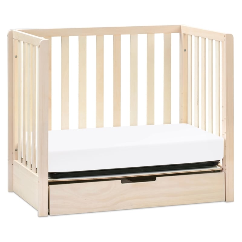 Carter's Colby 4-in-1 Convertible Mini Crib with Trundle in Washed Natural