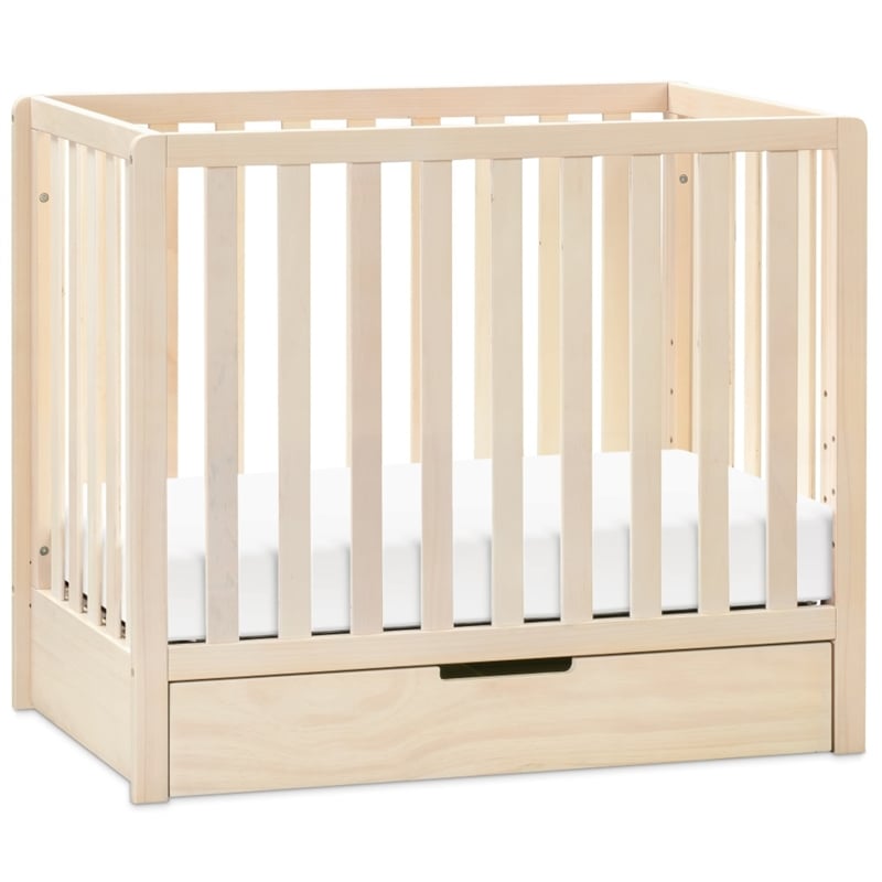 Carter's Colby 4-in-1 Convertible Mini Crib with Trundle in Washed Natural