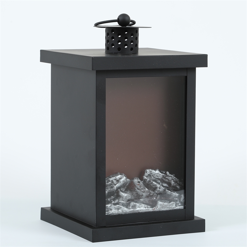 Luxen Home Led Faux Fireplace Lantern For Sale Online