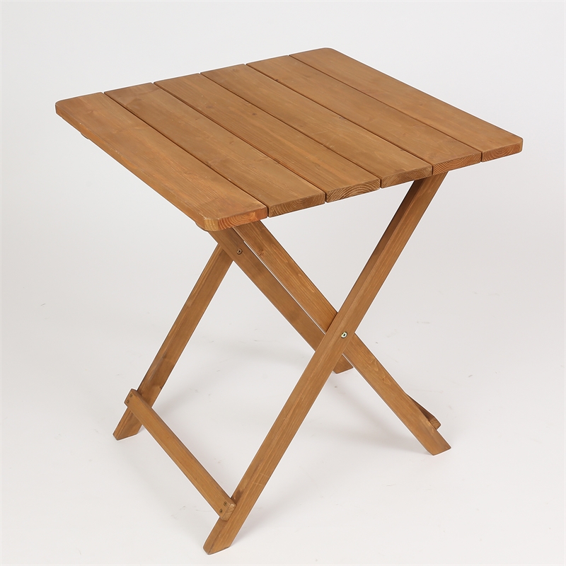 Luxen Home Hemlock Wood Bistro Set Luxen Home Hemlock Wood Bistro Set