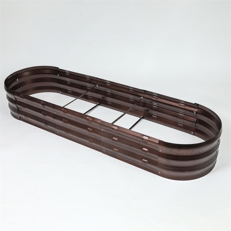 Luxen Home Metal Oval Garden Bed eBay