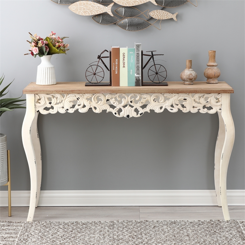 sofa table off white