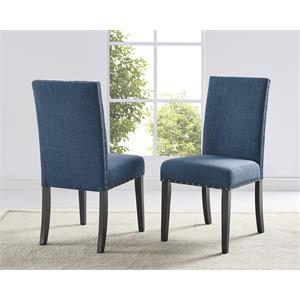 indira dining chair with nail-head trim