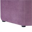 Posh Living Adrian Button Tufted Velvet Storage Ottoman in Mauve
