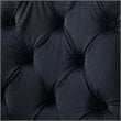 Posh Living Colton Velvet Dining Side Chair with Acrylic Legs - Black (Set of 2)