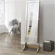 Posh Living Harper Jewelry Cheval Armoire & Makeup Storage in Champagne