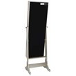 Posh Living Harper Jewelry Cheval Armoire & Makeup Storage in Champagne