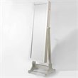 Posh Living Harper Jewelry Cheval Armoire & Makeup Storage in Champagne