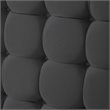Posh Living Blake Button-Tufted Linen Fabric King Bed Frame in Light Gray