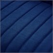 Posh Living Hayden Velvet Tuxedo Sofa with Y-Metal Base in Navy Blue/Chrome