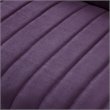 Posh Living Hayden Velvet Tuxedo Sofa with Y-Metal Base in Purple/Chrome