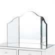 Posh Living Mathew Tri-fold Tabletop Bedroom Vanity Mirror - Frameless