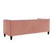 Posh Living Phoenix Button Tufted Velvet Sofa in Blush Pink