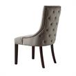 Posh Living Kinsley Velvet Dining Chair in Gray (Set of 2)