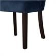Posh Living Rebecca Velvet Dining Chair in Navy Blue(Set of 2)