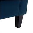 Posh Living Phoenix Button Tufted Velvet Accent Chair in Navy Blue