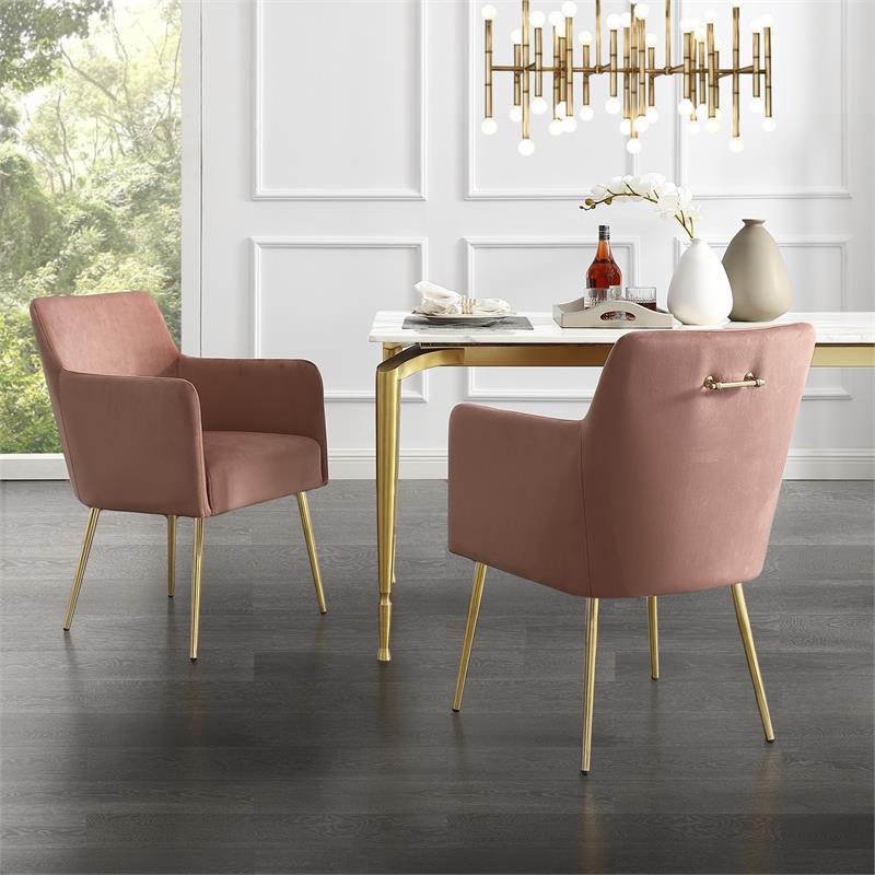 Blush pink and rose gold chair discount
