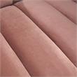 Posh Living Soraya Velvet Accent Chair with Nailhead Trim in Blush/Gold
