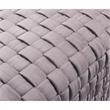 Posh Living Michirin Woven Velvet Bench in Lilac/Gold