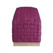 Posh Living Michirin Woven Velvet Bench in Fuchsia/Gold