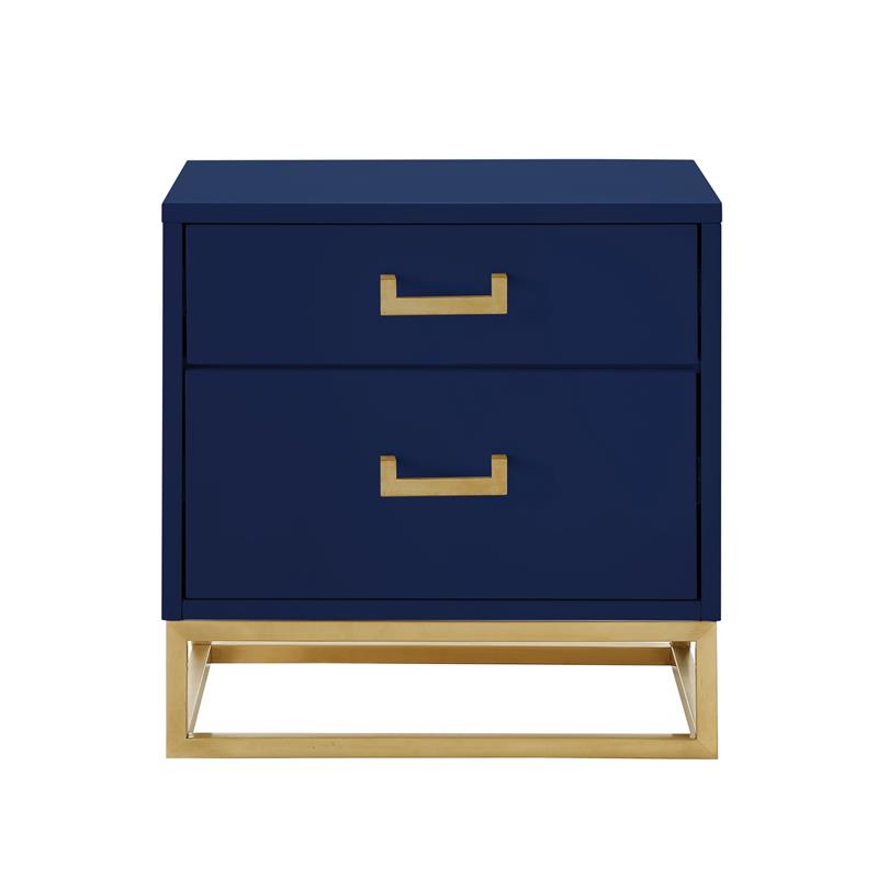 Navy and deals gold bedside table