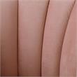 Posh Living Blaze Velvet Upholstered Barrel Back Accent Chair in Blush/Gold