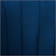 Posh Living Shepherd Velvet Accent Chair in Navy Blue