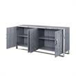 Inspired Home Ulani Sideboard Buffet in Ash Gray