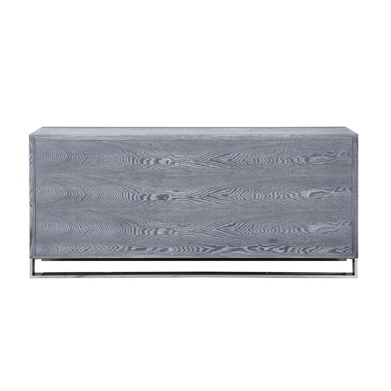 Inspired Home Ulani Sideboard Buffet in Ash Gray