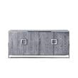 Inspired Home Ulani Sideboard Buffet in Ash Gray