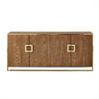 Inspired Home Ulani Sideboard Buffet in Ash Brown