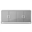 Inspired Home Ulani Sideboard Buffet in Light Gray