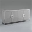 Inspired Home Ulani Sideboard Buffet in Light Gray