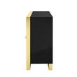 Inspired Home Ulani Sideboard Buffet in Black