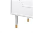 Inspired Home Keao 2 Doors Sideboard Buffet in White