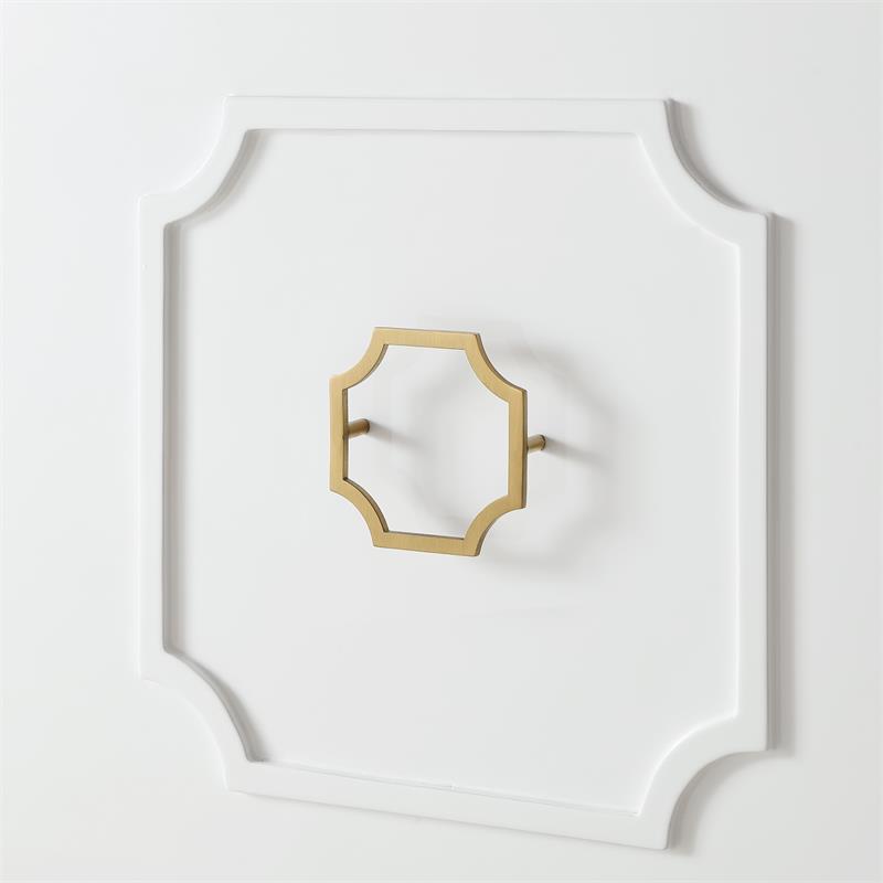 Inspired Home Keao 2 Doors Sideboard Buffet in White