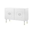 Inspired Home Keao 2 Doors Sideboard Buffet in White