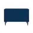 Inspired Home Keao 2 Doors Sideboard Buffet in Navy Blue
