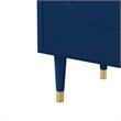 Inspired Home Keao 2 Doors Sideboard Buffet in Navy Blue