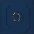 Inspired Home Keao 2 Doors Sideboard Buffet in Navy Blue