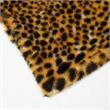 Maia Throw Cheetah Polyester Microfiber 50 In x 60 In Print Rabbit Fur in Brown