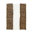 Skyla Throw Leopard Polyester Microfiber 50 In x 60 In Reverse Sherpa in Brown