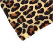 Skyla Throw Leopard Polyester Microfiber 50 In x 60 In Reverse Sherpa in Brown
