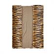 Maia Throw Tiger Polyester Microfiber 50 In x 60 In Printed Rabbit Fur in Orange