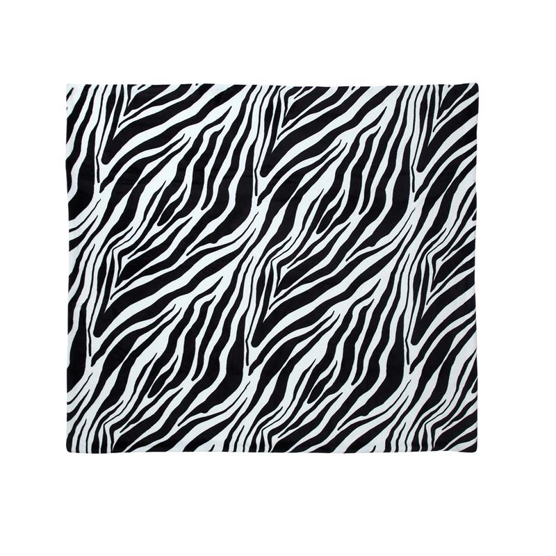 Skyla Throw Zebra Polyester 50 In X 60 In Reverse Sherpa Cozy