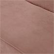 Clare Rectangular Bench Blush Pink Velvet Upholstered Swoop Arm