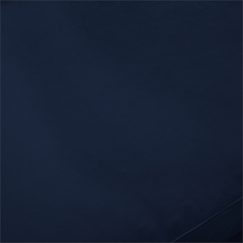 Kaelynn Sofa Navy Linen Upholstered 4 Seat and 2 Ottoman