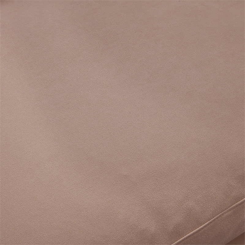 Kaelynn Sofa Pink Linen Upholstered 4 Seat and 2 Ottoman