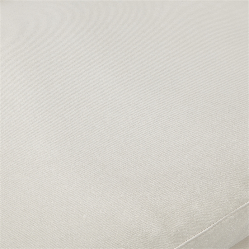 Kaelynn Sofa Cream White Linen Upholstered 3-Seat