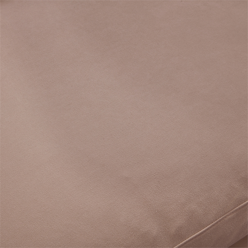 Kaelynn Corner Sofa Pink Linen Upholstered